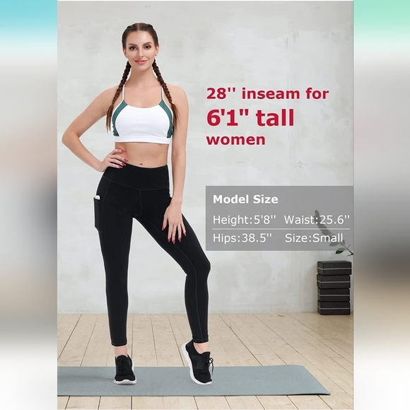 ALONG FIT Anti-Nail Leggings for Women, Non-See-Through with Phone Pocket - Picture 4 of 6